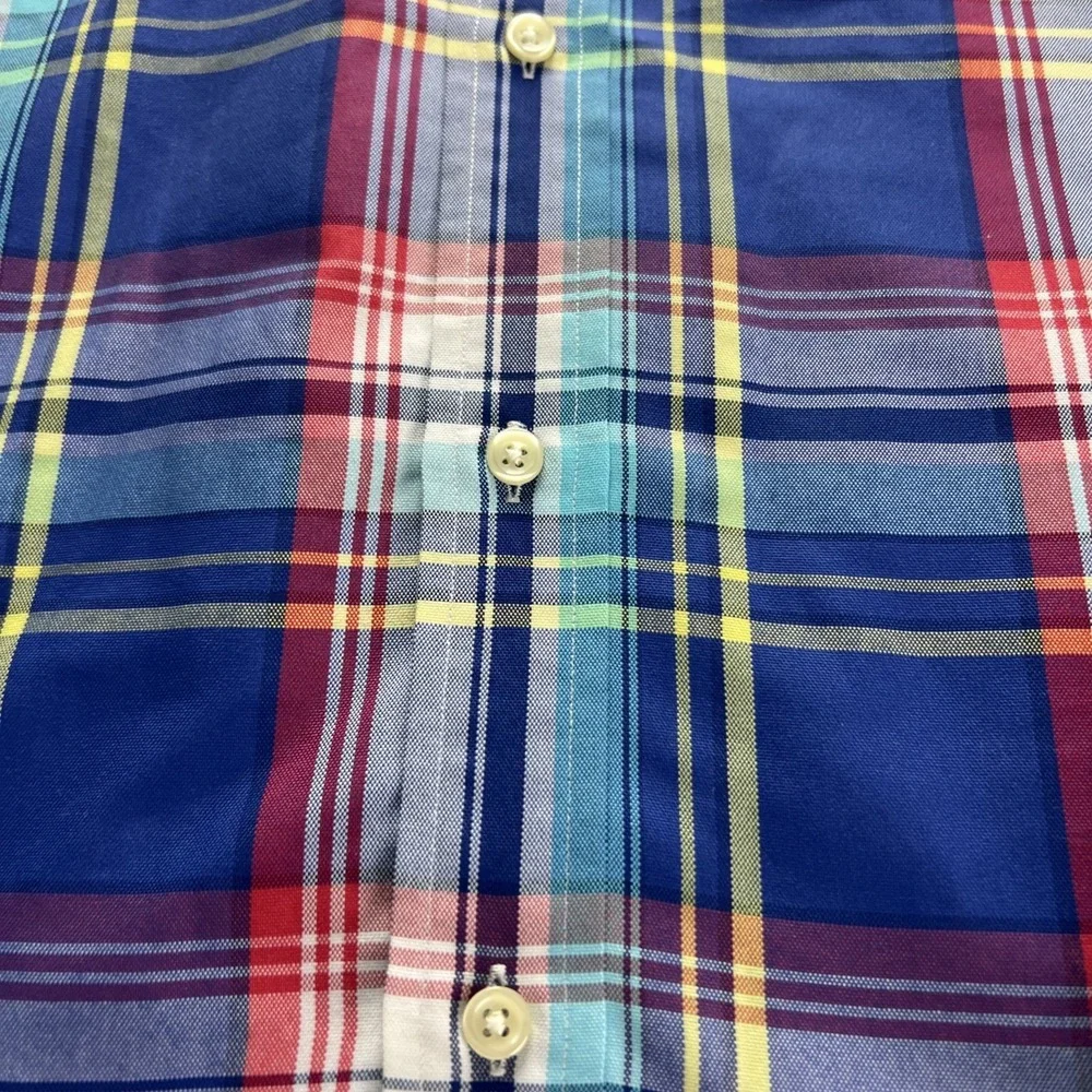 Polo Ralph Lauren Men's Shirt Size XL Classic Fit Multi Plaid Flesh Pony B34‎